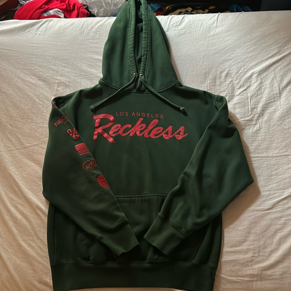 Green reckless hoodie